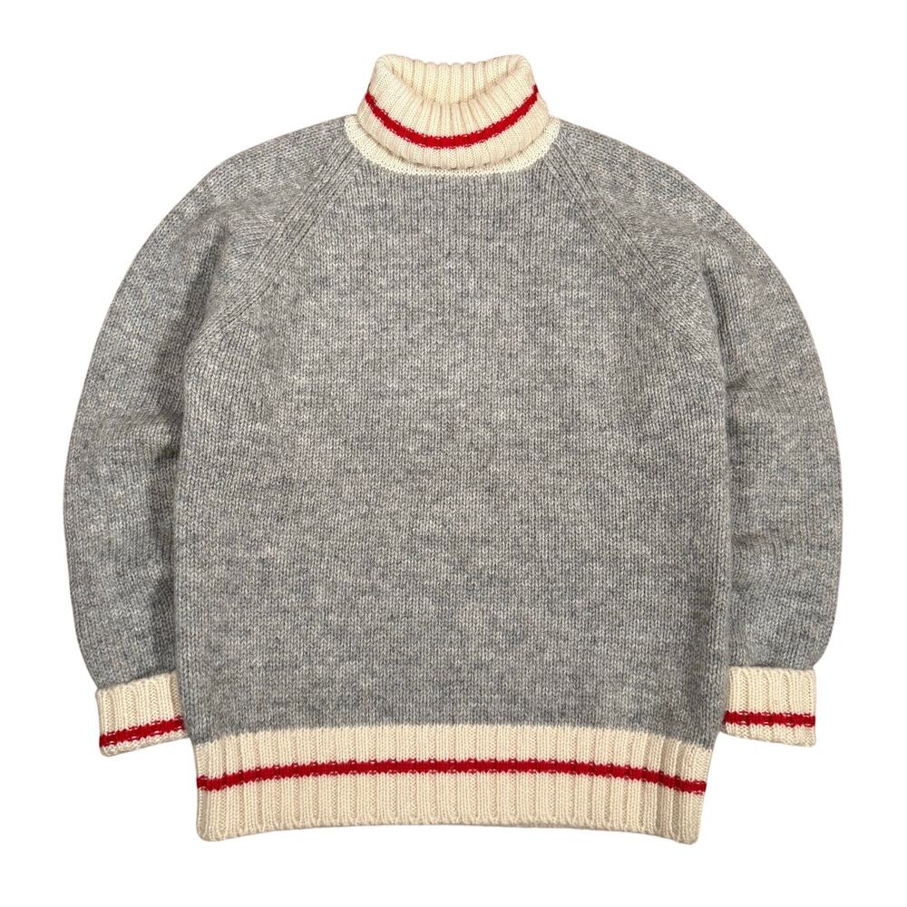 Vintage 80s Ralph Lauren Blue Label Wool Knit Sock Monkey Sweater Deadstock